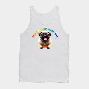 Just Pugs and Kisses 8 Tank Top